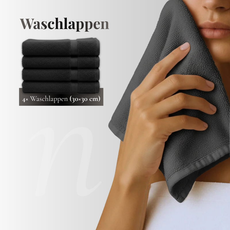 Gris Minéral Bade-Set — 600 GSM (8-teilig)