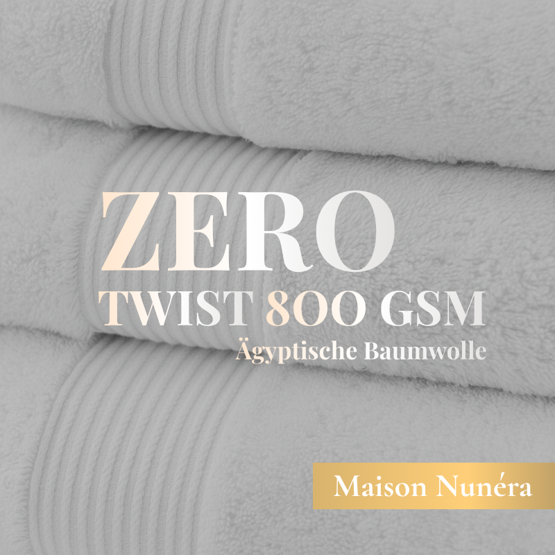 Écru Blanc Handtuch-Duo — 800 GSM