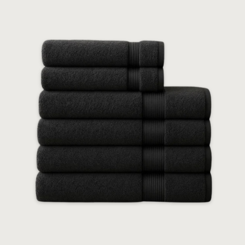 Écru Blanc Spa-Set — 800 GSM (6-teilig)