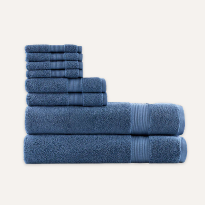 Gris Minéral Bade-Set — 600 GSM (8-teilig)