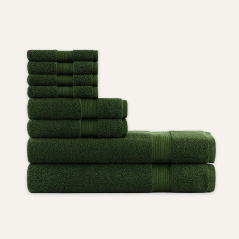 Gris Minéral Bade-Set — 600 GSM (8-teilig)