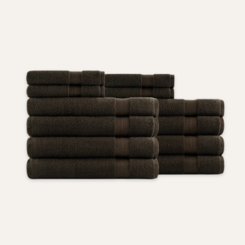 Gris Minéral Spa-Set — 600 GSM (12-teilig)