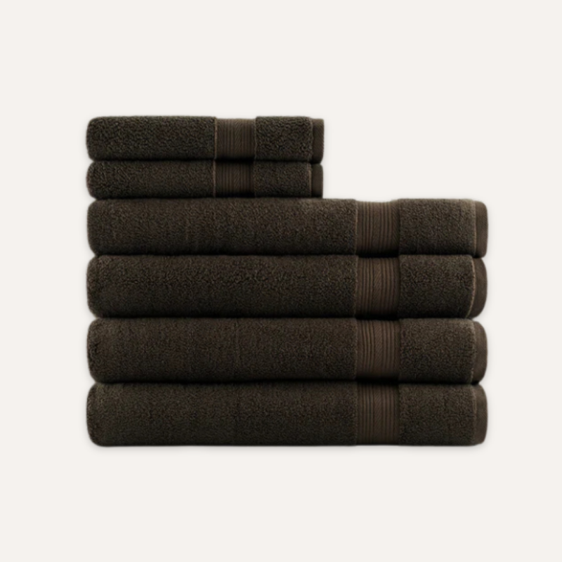 Gris Minéral Spa-Set — 600 GSM (6-teilig)