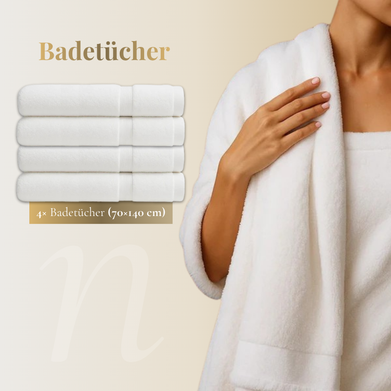 Écru Blanc Spa-Set — 800 GSM (6-teilig)