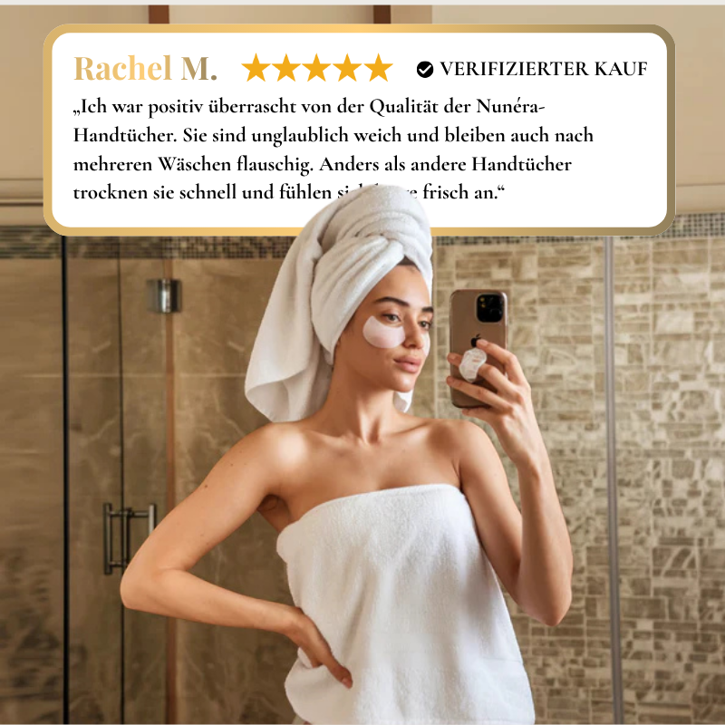 Écru Blanc Spa-Set — 800 GSM (6-teilig)