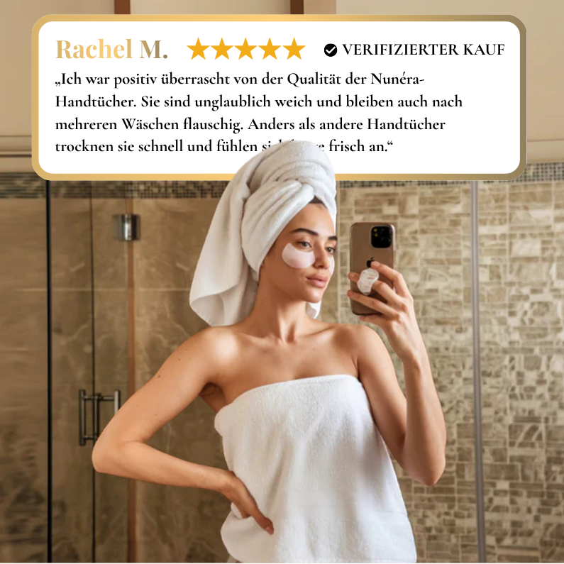 Écru Blanc Spa-Set — 800 GSM (12-teilig)