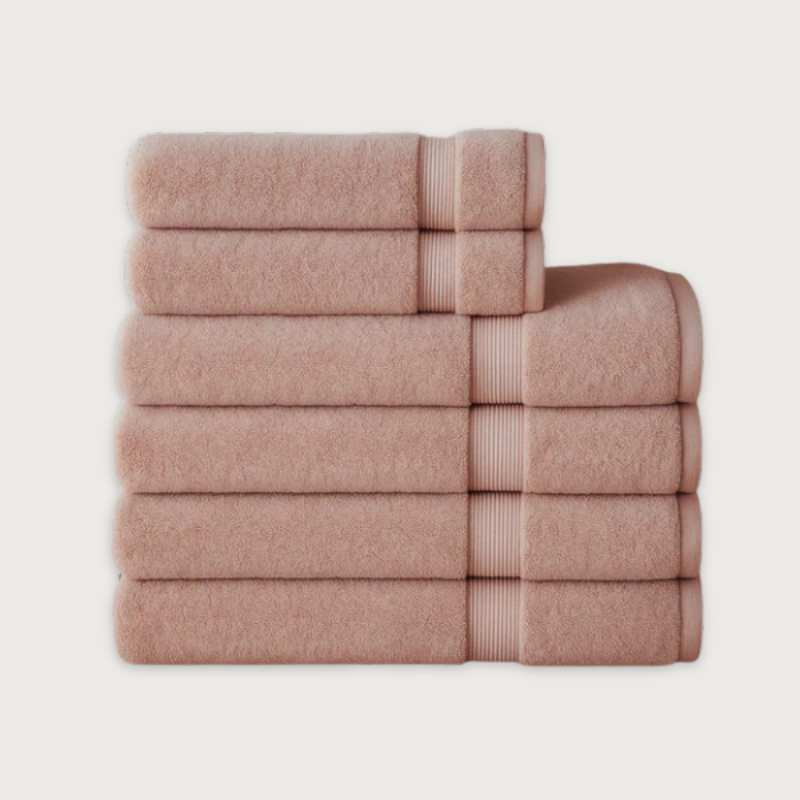 Rose Corail Spa-Set — 800 GSM (6-teilig)