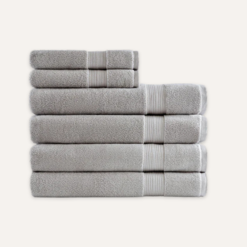 Gris Minéral Spa-Set — 600 GSM (6-teilig)
